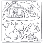 Jul - Squirrel and manger