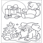 Jul - X-mas coloringpage 1